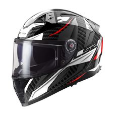 LS2 FF811 VECTOR II C SAVAGE WHITE RED GREY-06