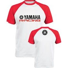 PÁNSKÉ TRIKO S MOTIVEM YAMAHA RACING 1 - ČERVENO/BÍLÉ