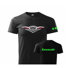 PÁNSKÉ TRIKO S MOTIVEM KAWASAKI VULCAN - ČERNÉ