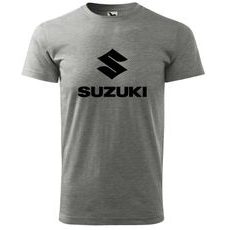 PÁNSKÉ TRIKO S MOTIVEM SUZUKI 2 - ŠEDÉ