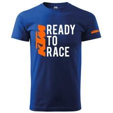 PÁNSKÉ TRIKO S MOTIVEM KTM READY TO RACE 1 - KRÁLOVSKY MODRÉ