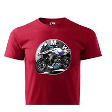 PÁNSKÉ TRIKO S MOTIVEM BMW GS - ČERVENÉ