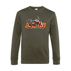 PÁNSKÁ MIKINA S MOTIVEM KTM DUKE - KHAKI