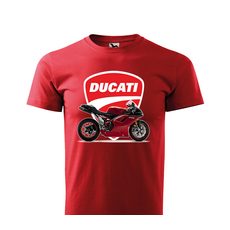 PÁNSKÉ TRIKO S MOTIVEM DUCATI 1098 - ČERVENÉ