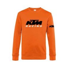 PÁNSKÁ MIKINA S MOTIVEM KTM RACING - ORANŽOVÁ