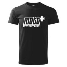 PÁNSKÉ TRIKO MOTO POSITIVE 1 - ČERNÉ