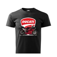 PÁNSKÉ TRIKO S MOTIVEM DUCATI 1098 - ČERNÉ