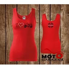 DÁMSKÉ TÍLKO MOTOGARÁŽ LIMITED EDITION SUPERSPORT - ČERVENÉ