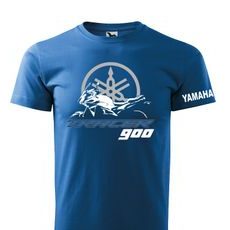 PÁNSKÉ TRIKO S MOTIVEM YAMAHA TRACER 900 - SVĚTLE MODRÁ