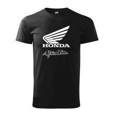 PÁNSKÉ TRIKO S MOTIVEM HONDA AFRICA 2 - ČERNÁ