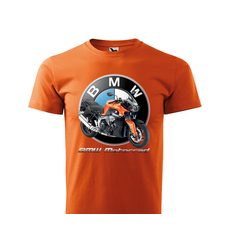 PÁNSKÉ TRIKO S MOTIVEM BMW K1300R MOTORRAD - ORANŽOVÉ