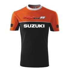 PÁNSKÉ TRIKO S MOTIVEM SUZUKI SV 650S - ORANŽOVÁ/ČERNÁ