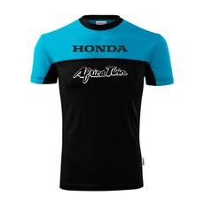 PÁNSKÉ TRIKO S MOTIVEM HONDA AFRICA 1 - TYRKYSOVO/ČERNÉ