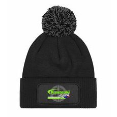 ZIMNÍ ČEPKA S BAMBULÍ A MOTIVEM KAWASAKI BIKERS CZ