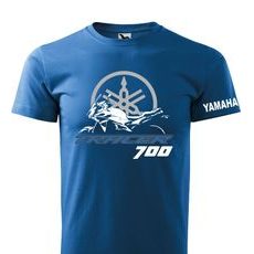 PÁNSKÉ TRIKO S MOTIVEM YAMAHA TRACER 700 - SVĚTLE MODRÁ