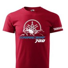 PÁNSKÉ TRIKO S MOTIVEM YAMAHA TRACER 700 - ČERVENÁ