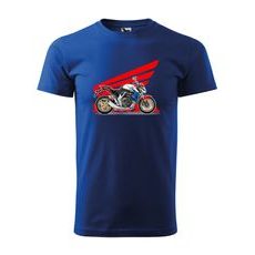 PÁNSKÉ TRIKO S MOTIVEM HONDA CB 1000 - KRÁLOVSKY MODRÉ