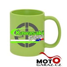 KLUBOVÝ HRNÍČEK KAWASAKI BIKERS CZ MATNÝ ZELENÝ