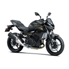 KAWASAKI Z500 METALLIC MATTE GRAPHENESTEEL GRAY 2026 DEMO