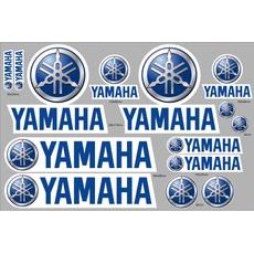 BAREVNÉ SAMOLEPKY S MOTIVEM YAMAHA - MODRÉ