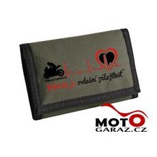 PENĚŽENKA MOTORKA JE SRDEČNÍ ZÁLEŽITOST - KHAKI