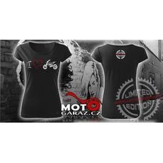 Dámské triko Motogaráž Limited Edition Motocross