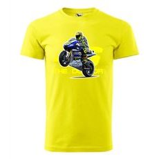 PÁNSKÉ TRIKO S MOTIVEM THE DOCTOR RACE - ŽLUTÁ