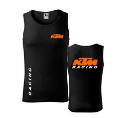 PÁNSKÉ TÍLKO S MOTIVEM KTM RACING 2 - ČERNÉ