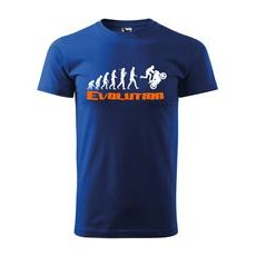 PÁNSKÉ TRIKO S MOTIVEM EVOLUTION STUNT - KRÁLOVSKY MODRÉ
