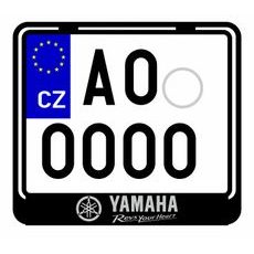 NOSIČ SPZ NA MOTORKU S 3D MOTIVEM YAMAHA