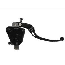 RADIÁLNÍ HLAVNÍ BRZDOVÝ VÁLEC ACCOSSATO PK021 19 X 18 S ITEGROVANOU NÁDRŽKOU NA KAPALINU A ORANŽOVOU VÝKLOPNOU PÁČKOU (MATICE+PÁČKA)