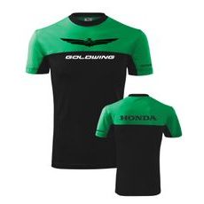 PÁNSKÉ TRIKO S MOTIVEM HONDA GOLDWING - ZELENÉ/ČERNÉ
