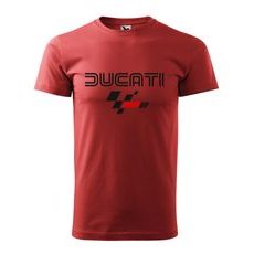 PÁNSKÉ TRIKO S MOTIVEM DUCATI MOTOGP - ČERVENÉ