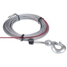 STEEL ROPE W/HOOK 5.5MMX15.2M FOR CUB 4