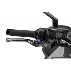 PÁČKA BRZDY BEZ ADAPTÉRU PUIG 4.0 414YNA ROZŠIŘITELNÁ SKLÁDACÍ TITAN/BLUE