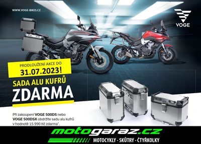 Sada ALU kufrů zdarma k VOGE 500DS a 500DSX