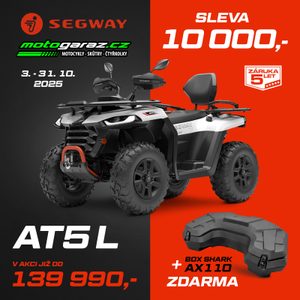 AKCE! Sleva 10.000 Kč a kufr Zdarma ke čtyřkolkám SEGWAY!