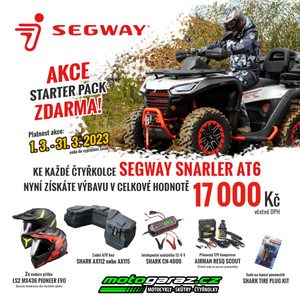 AKCE SEGWAY! Ke všem čtyřkolkám výbava v hodnotě 17.000 Kč ZDARMA!