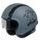 Otevřená helma iXS iXS880 2.0 Šedo-Černá Matná