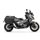 Kompletní sada bočních černých hliníkových kufrů SHAD TERRA BLACK 36L/36L, včetně montážní sady SHAD HONDA X-ADV 750