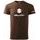 Pánské triko s motivem Suzuki Bandit 1 - Čokoládové