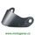 LS2 VISOR FF386/FF370 TINTED ( RIDE,EASY,EASY QUANTUM)
