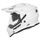 Enduro Helma Dual NOX N312 Bílá Lesklá