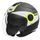 Otevřená helma se sluneční clonou NOX N182 Round Fluo
