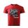 Pánské triko s motivem Triumph Tiger - Červené