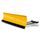 SHARK Snow Plow 59" Steel YELLOW (150 cm) Kovová radlice pro čtyřkolku