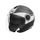 Otevřená helma se sluneční clonou NOX N182 Round Černá