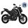 VOGE R125 ABS BLACK Autoškola s ochrannými rámy