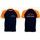 Pánské triko s motivem KTM Racing 6 - Oranžovo/Tmavě Modré