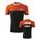 Pánské triko s motivem Yamaha R6 - Oranžová/Černá